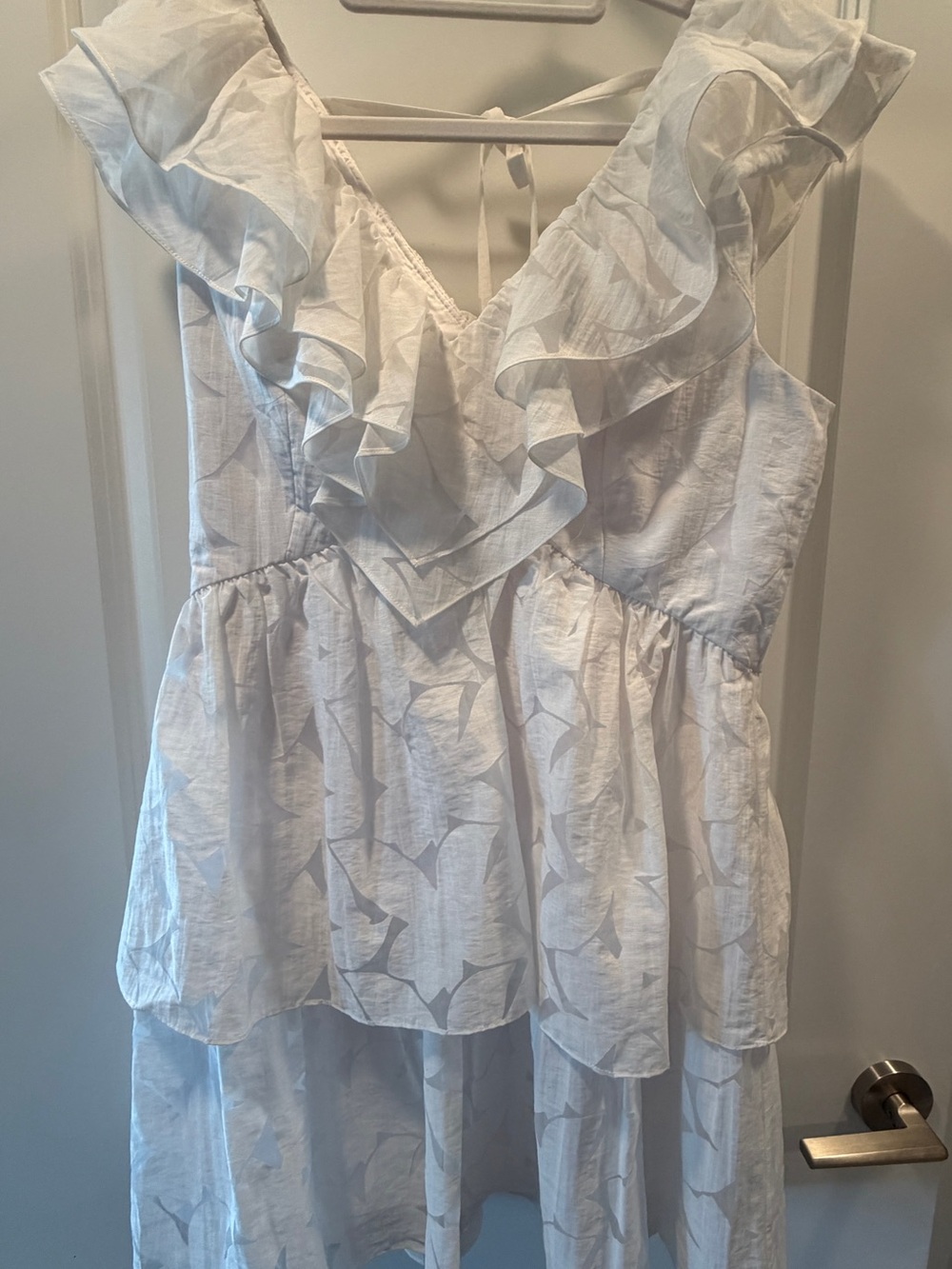Lilly Pulitzer White Ritamarie Ruffle Mini Dress - Picture 4 of 6
